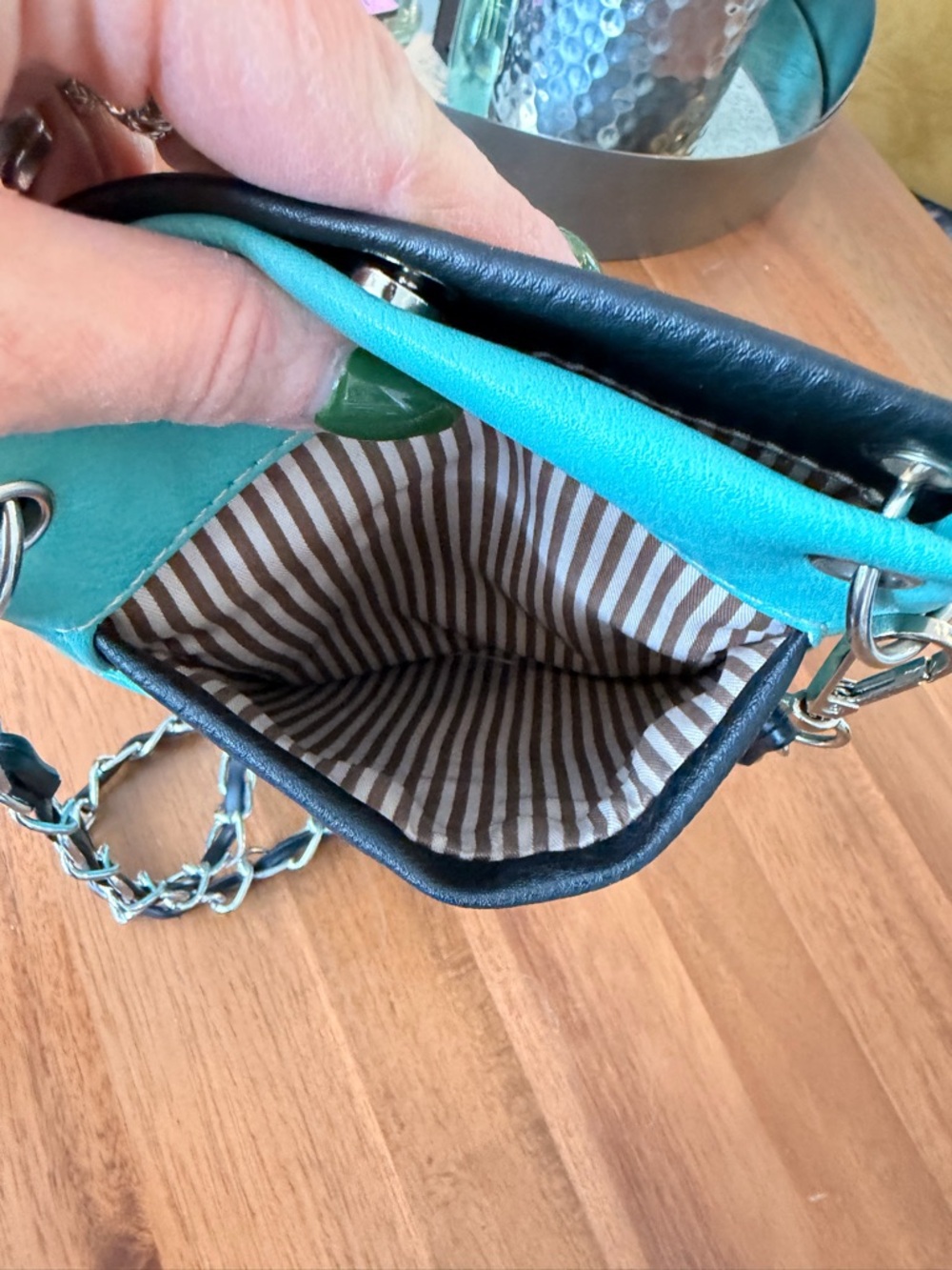 Turquoise Embellished Western Crossbody Bag - Unbranded - Picture 9 of 10